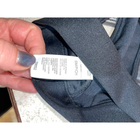 NWT Under Armour Sports Bra Womens Size Small HeatGear Alter Ego Mid Support Bla - Picture 4 of 6